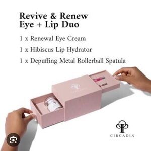 💕🧖‍♀️ Circadia Eye Cream Lip Hydrator Duo GiftSet